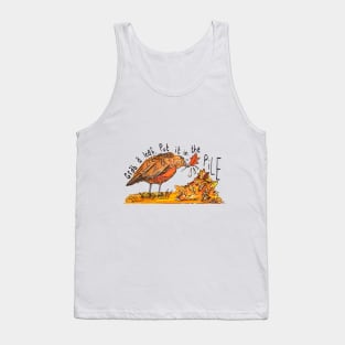 Raking Leaves Tank Top